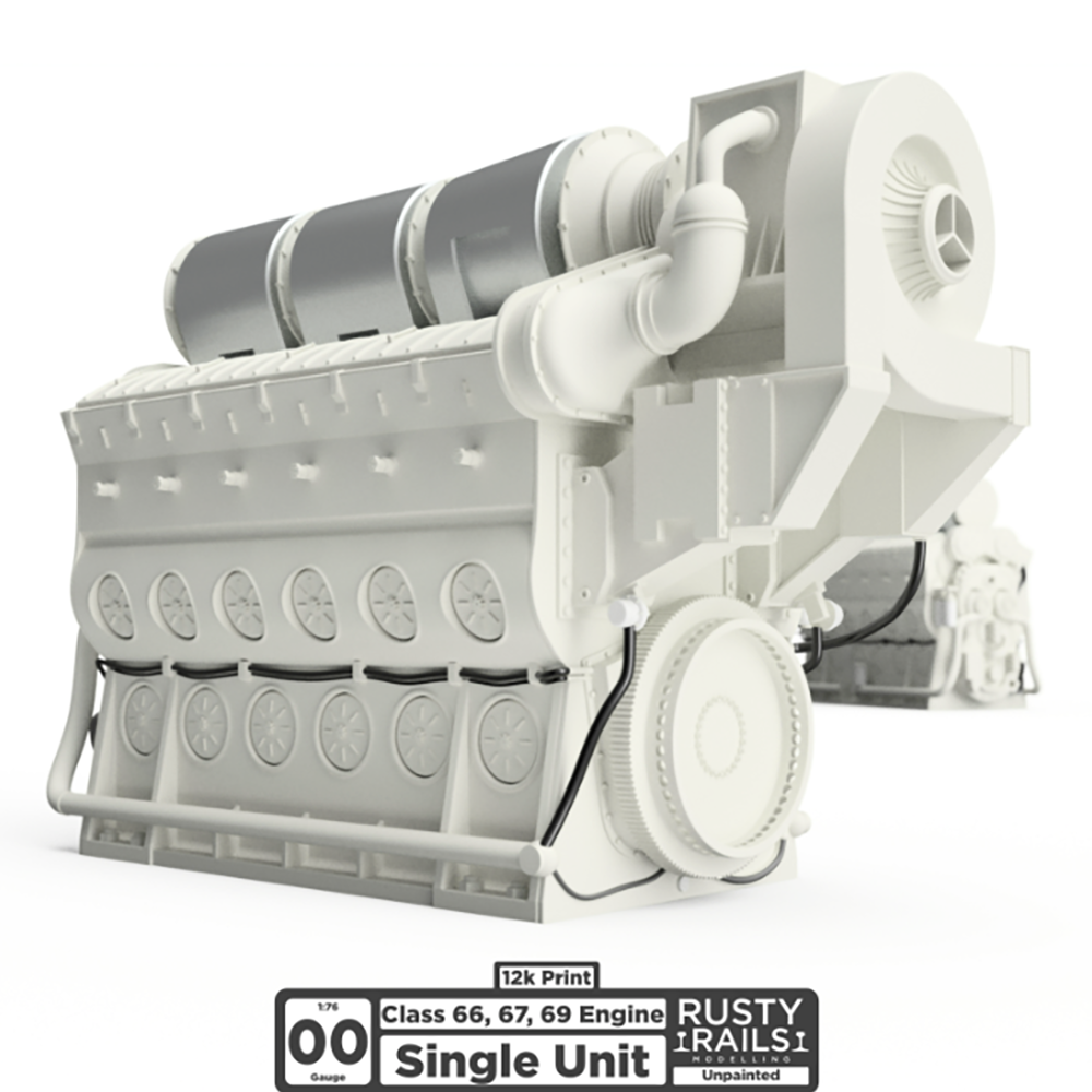 Rail Engine Model Rusty Rails OO Gauge Class 66 67 69 Engine — Key Model World Shop