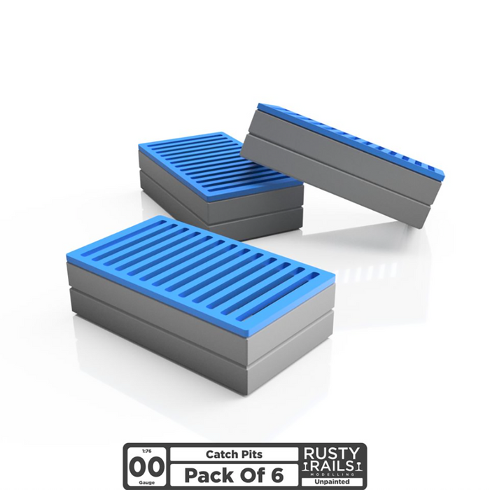 Rusty Rails OO Gauge Catch Pits 6 pack