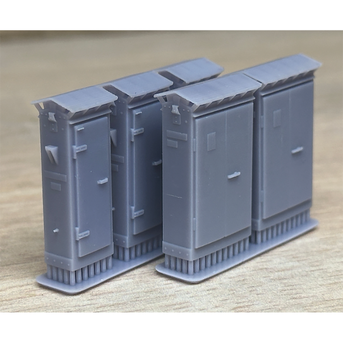 Rusty Rails OO Gauge Lineside Cabinets V2 5 pack