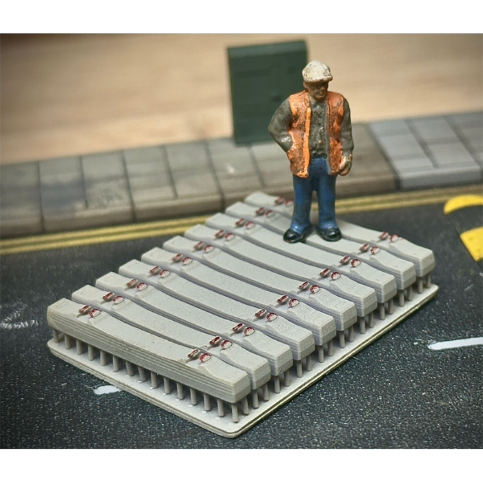 Rusty Rails OO Gauge Concrete Sleepers 20 pack