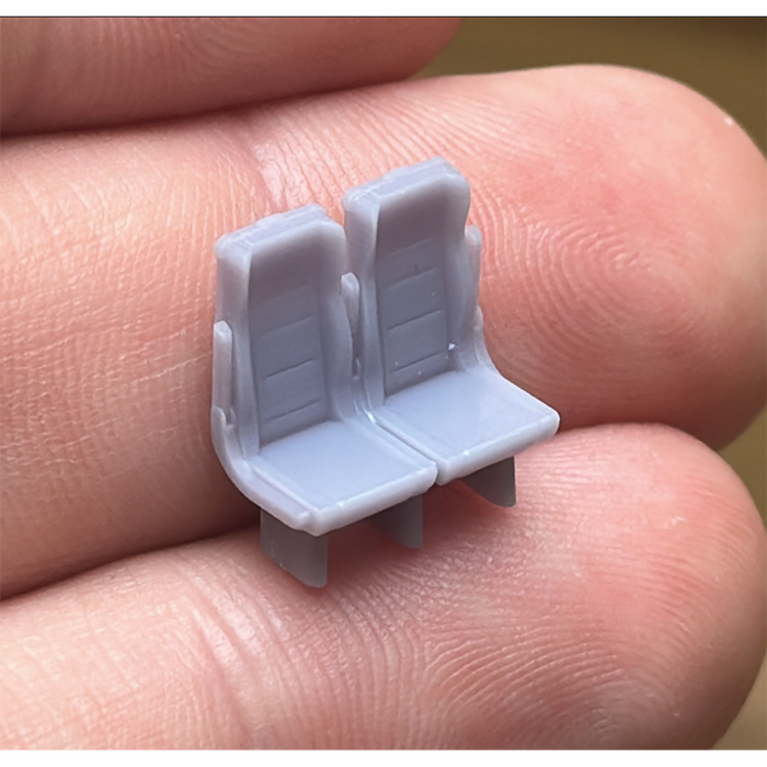 Rusty Rails OO Gauge Coach Seating 10 pack
