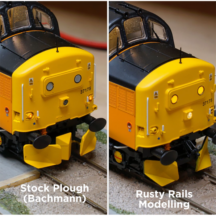 Rusty Rails OO Gauge Class 37 Ploughs V2 2 pack