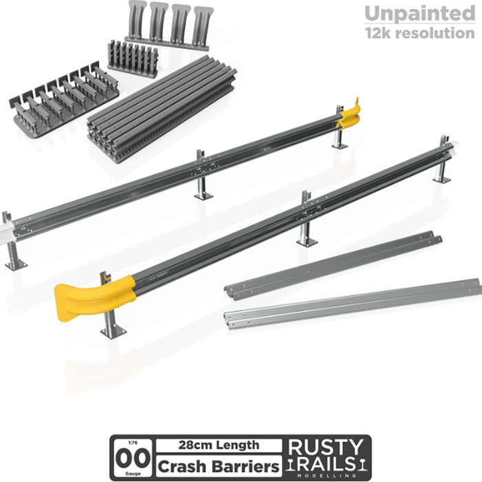 Rusty Rails OO Gauge Crash Barriers
