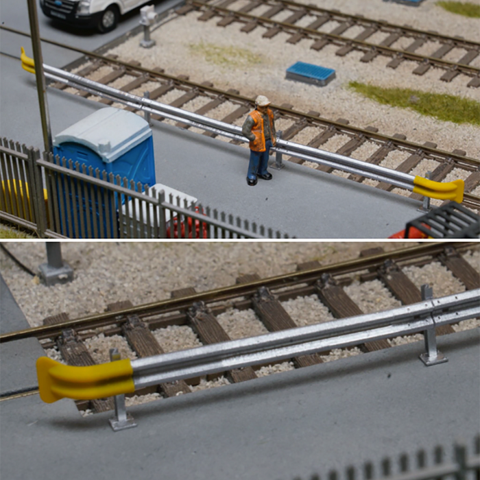 Rusty Rails OO Gauge Crash Barriers