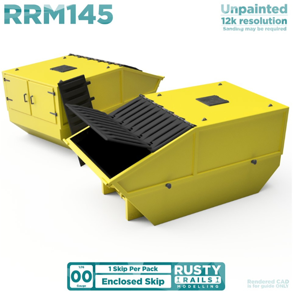 Rusty Rails OO Gauge Enclosed Skip — Key Model World Shop