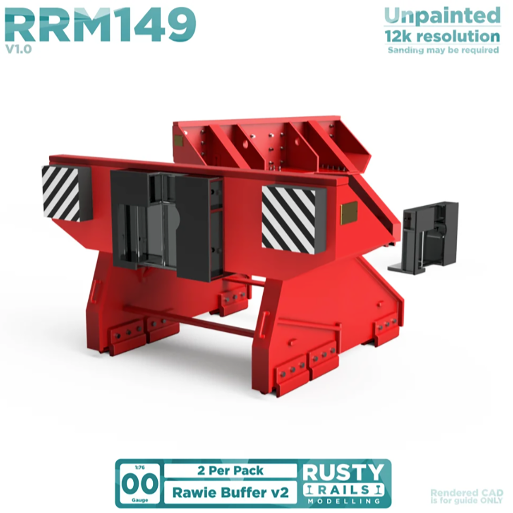 Rusty Rails Modelling OO gauge Rawie Buffer Stop V2 - Two pack — Key ...