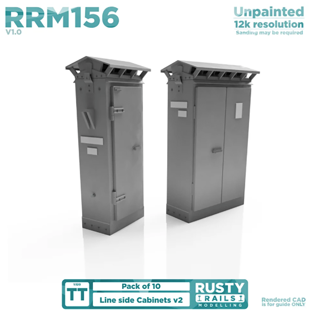 Rusty Rails Modelling TT:120 Lineside Cabinets V2 — Key Model World Shop