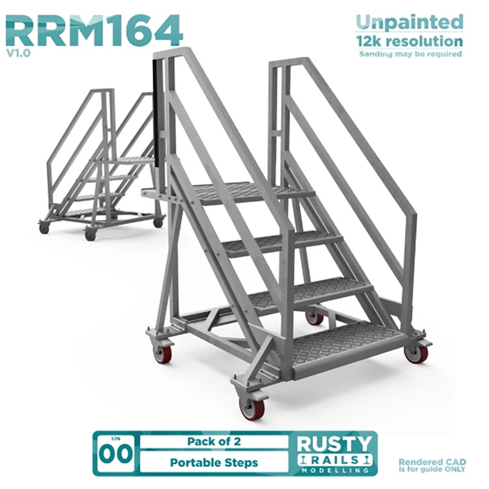 Rusty Rails OO Gauge Portable Steps