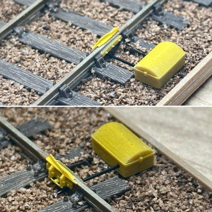 Rusty Rails OO Gauge Derailer 5 pack