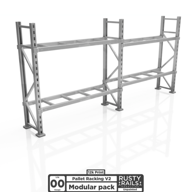 Rusty Rails OO Gauge Pallet Racking