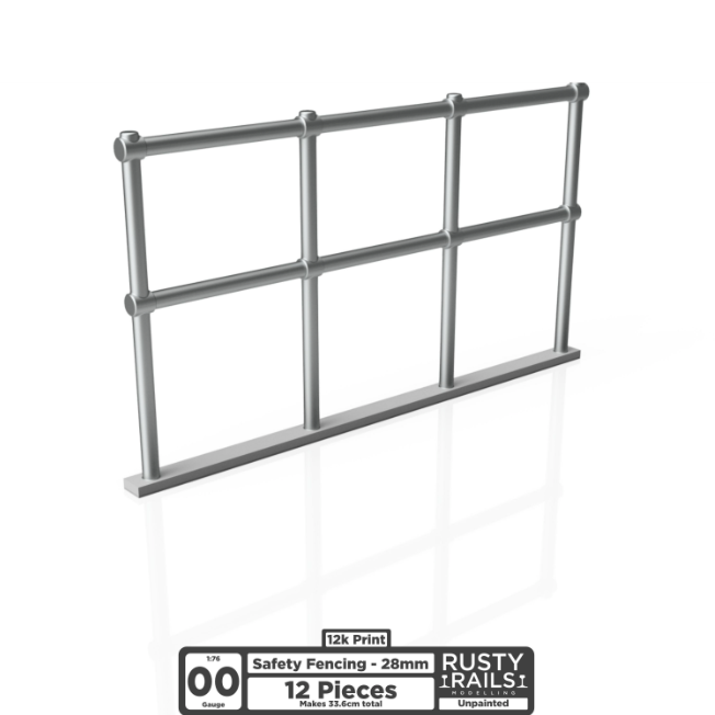 Rusty Rails OO Gauge Safety Fencing 12 pack
