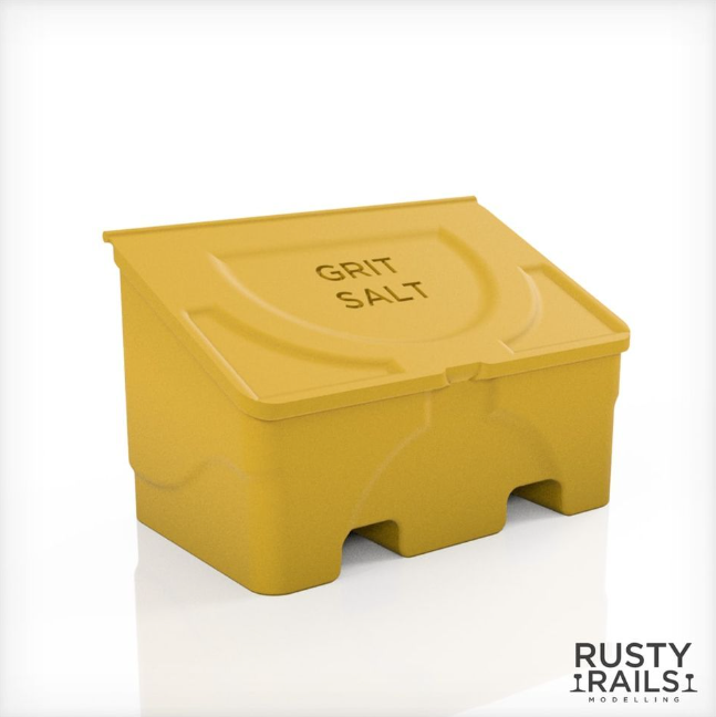 Rusty Rails OO Gauge Salt and Grit Bins 4 pack