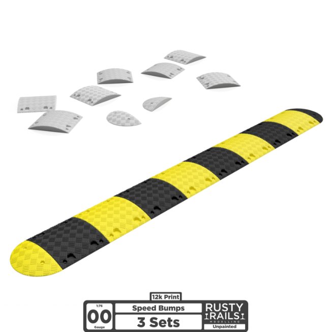 Rusty Rails OO Gauge Speed Bumps 3 pack