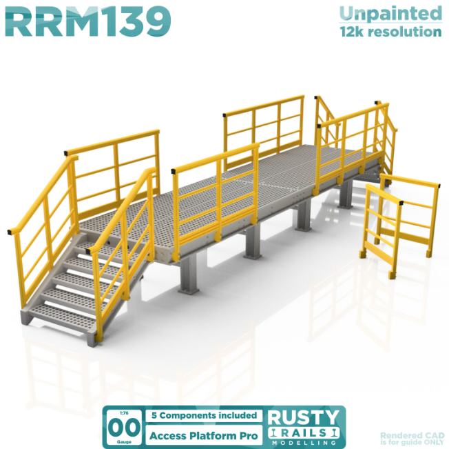 Rusty Rails OO Gauge Access Platform Pro