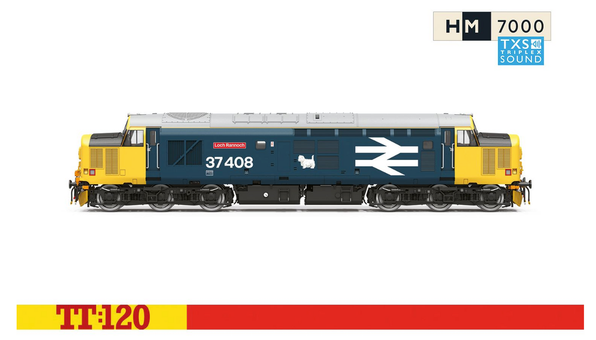 Pre-order Hornby TT:120 Class 37 37408 Loch Rannoch Sound