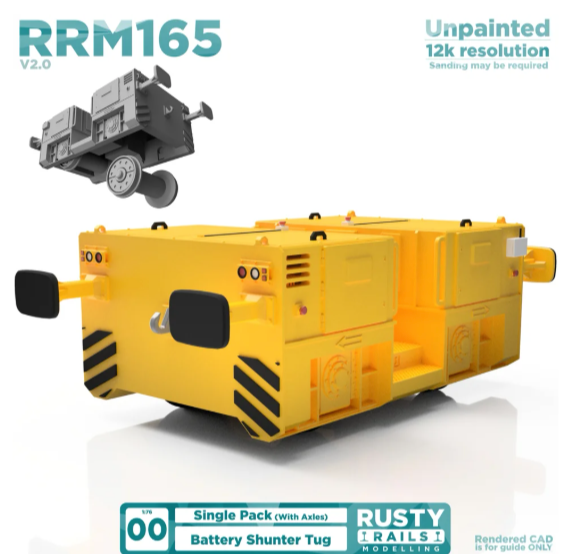 Rusty Rails OO Gauge Battery Shunter/Tug