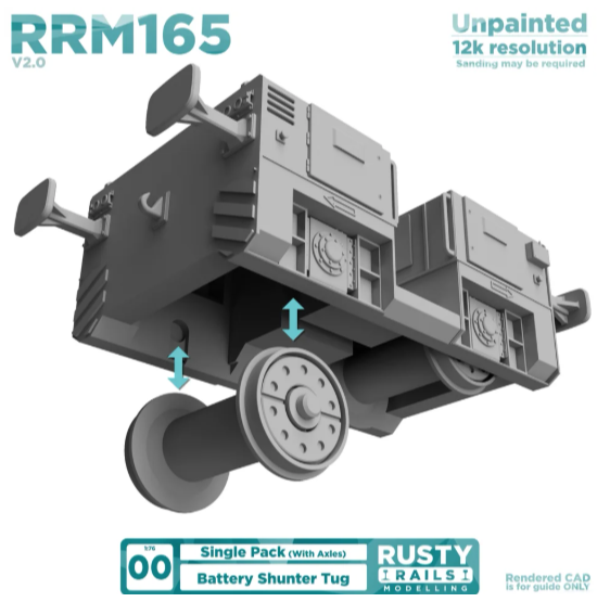 Rusty Rails OO Gauge Battery Shunter/Tug