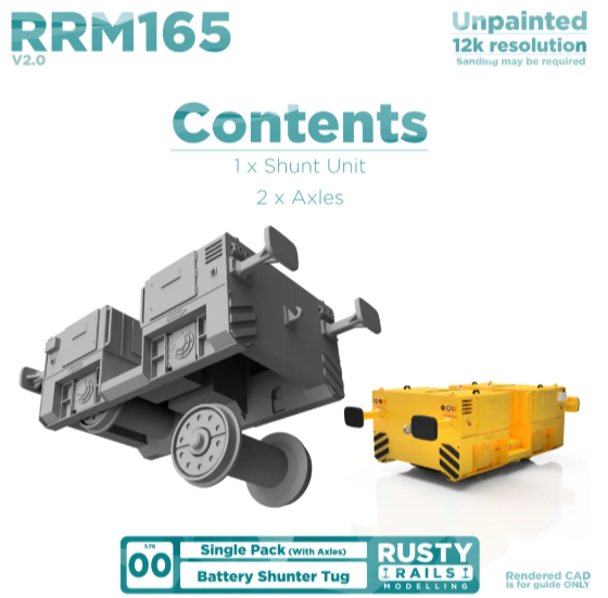 Rusty Rails OO Gauge Battery Shunter/Tug