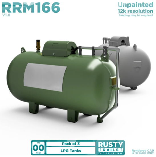 Rusty Rails OO Gauge LPG Tanks