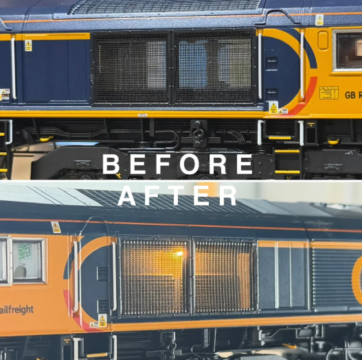 Rusty Rails Modelling 'OO' gauge 3D printed Class 66 engine