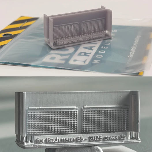 Rusty Rails Modelling 'OO' gauge 3D printed Class 66 engine