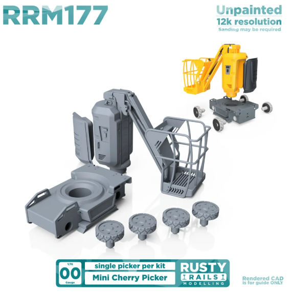 Rusty Rails Modelling 'OO' gauge Mini Cherry Picker