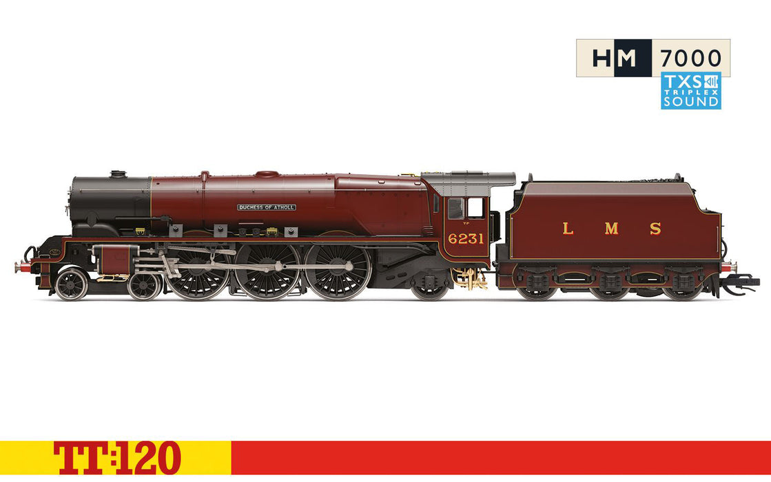 LMS Duchess 4-6-2 6231 Duchess of Atholl DCC sound - Era 3