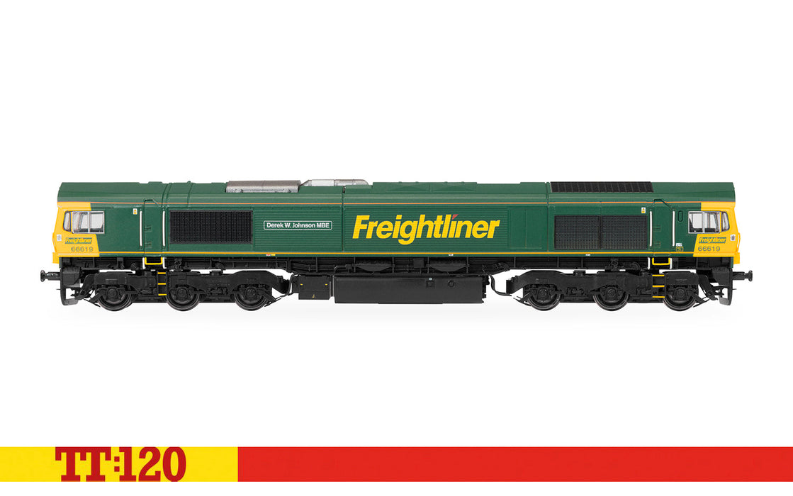 Freightliner Class 66 66619 Derek W Johnson MBE