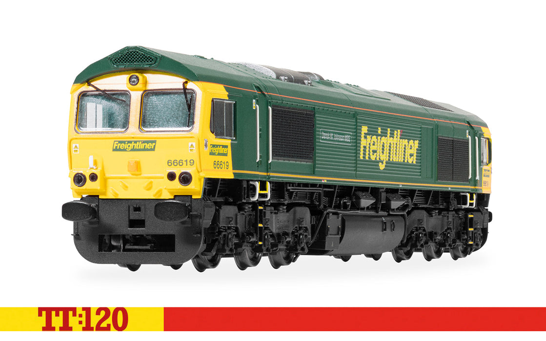 Freightliner Class 66 66619 Derek W Johnson MBE