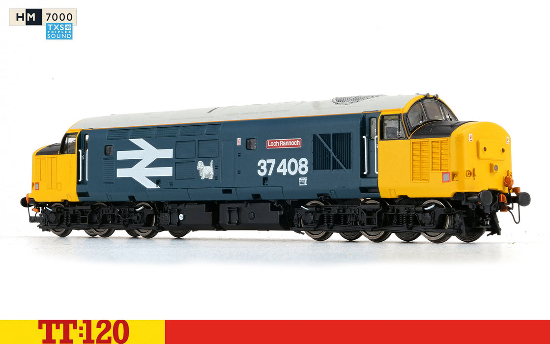 Hornby TT:120 Class 37 Co-Co 37408 Loch Rannoch Sound Fitted