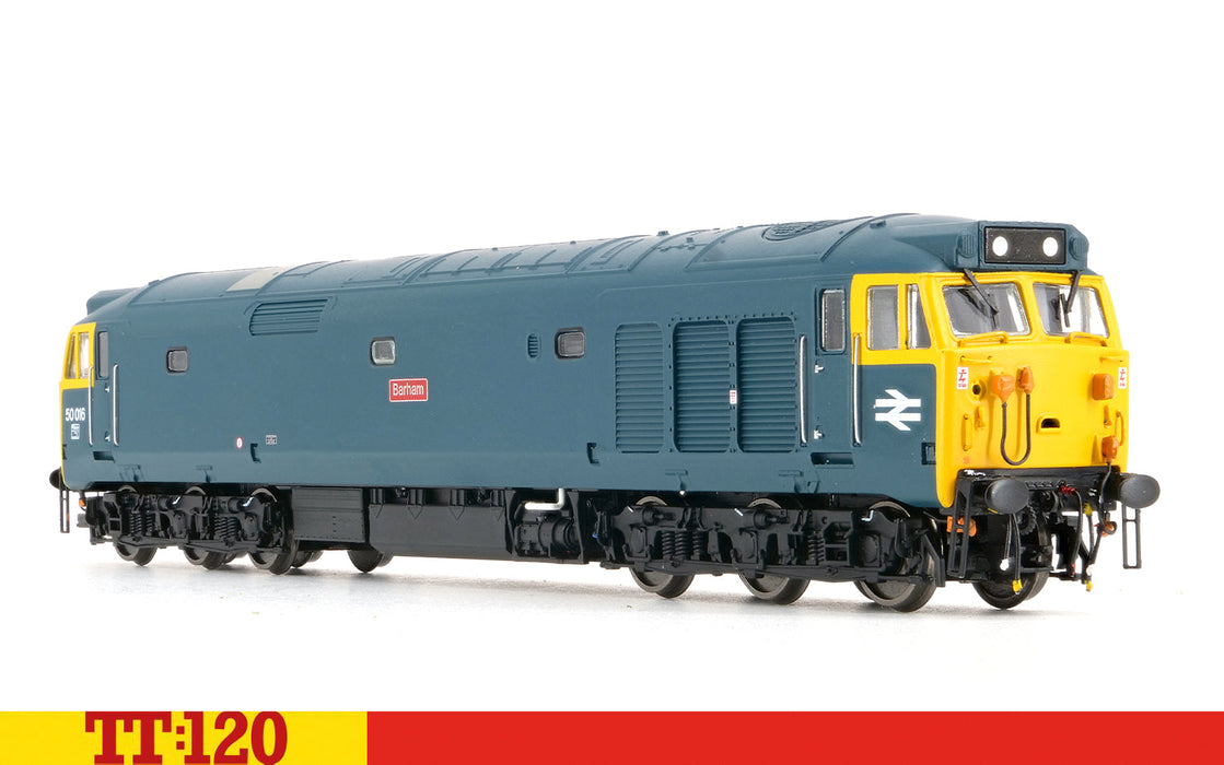 Hornby TT:120 Class 50 50016 Barham BR blue