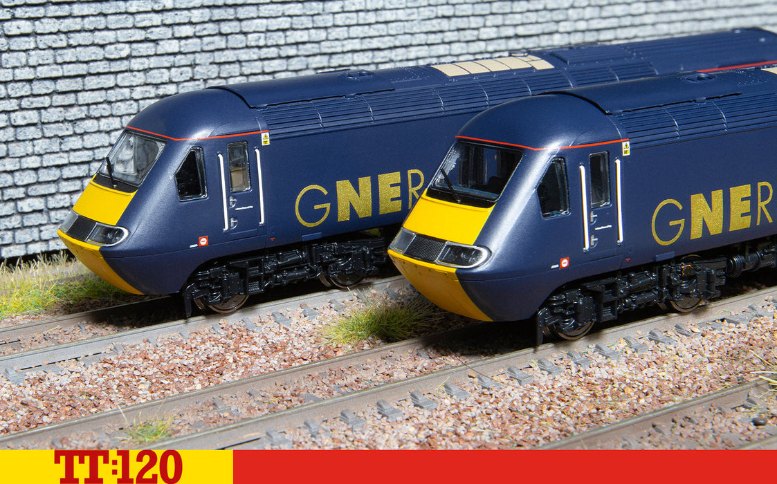 Gner Train Layout Hornby TT:120 scale GNER Class 43 HST Train Pack 43120 + 43115 TT3047M ...