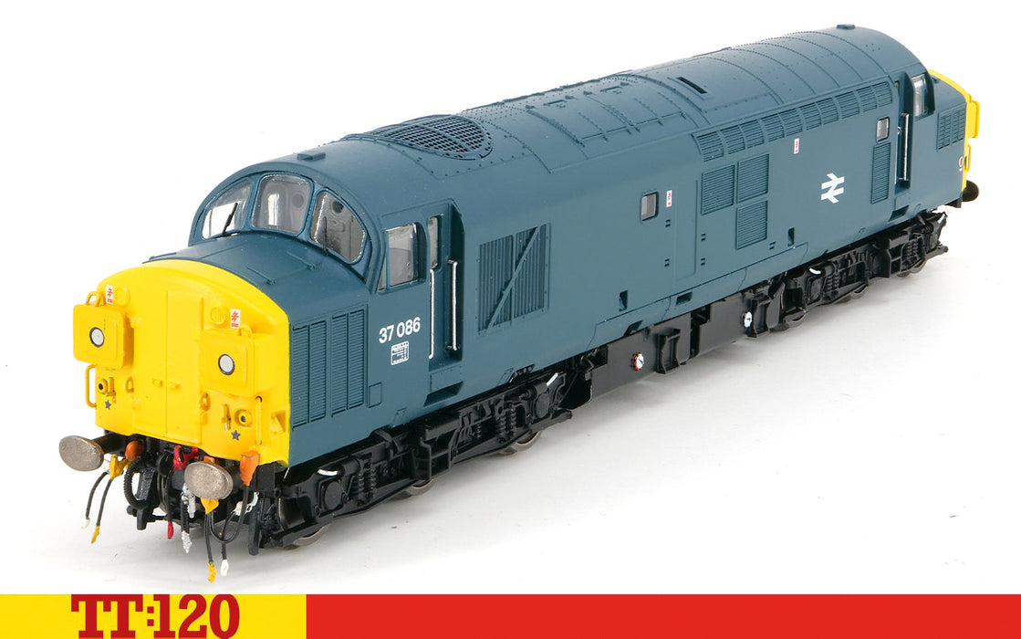 Hornby TT:120 Class 37 37086 BR blue