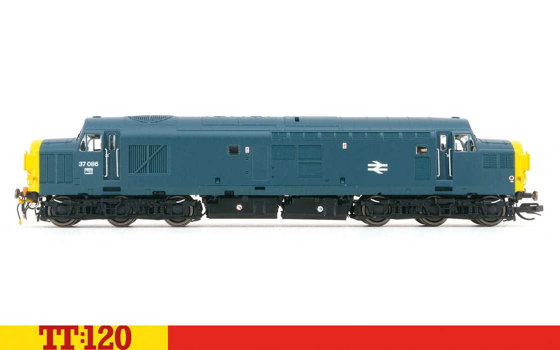 Hornby TT:120 Class 37 37086 BR blue