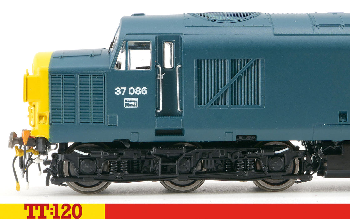 Hornby TT:120 Class 37 37086 BR blue