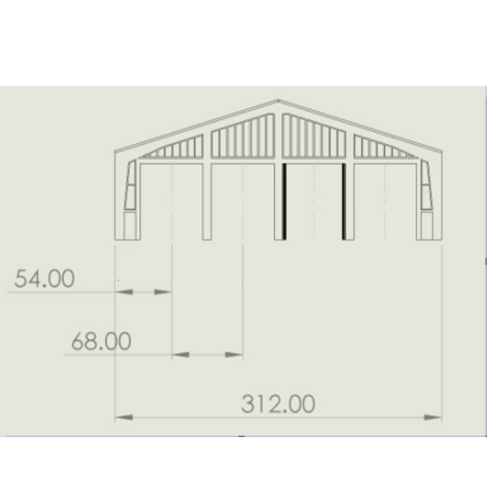 PJM Models laser-cut four-road diesel depot and office kit-B