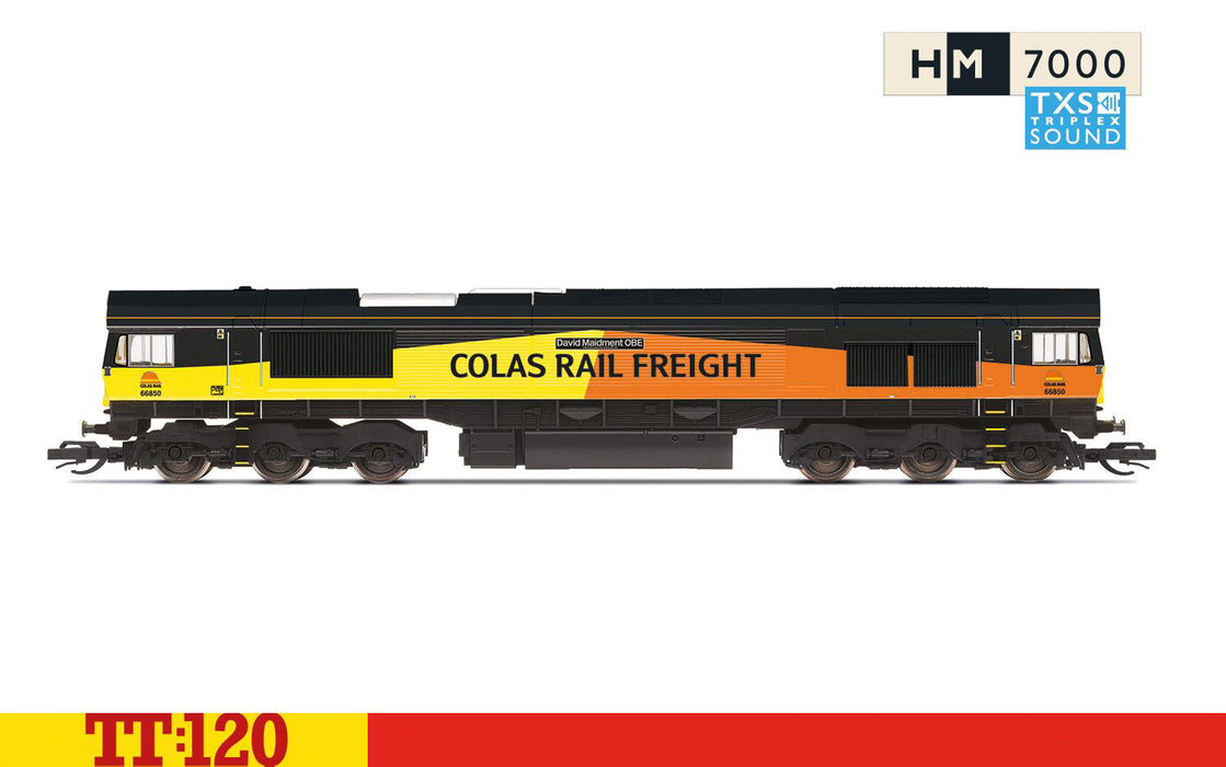 Pre-Order Colas Class 66 66850 David Maidment OBE DCC Sound