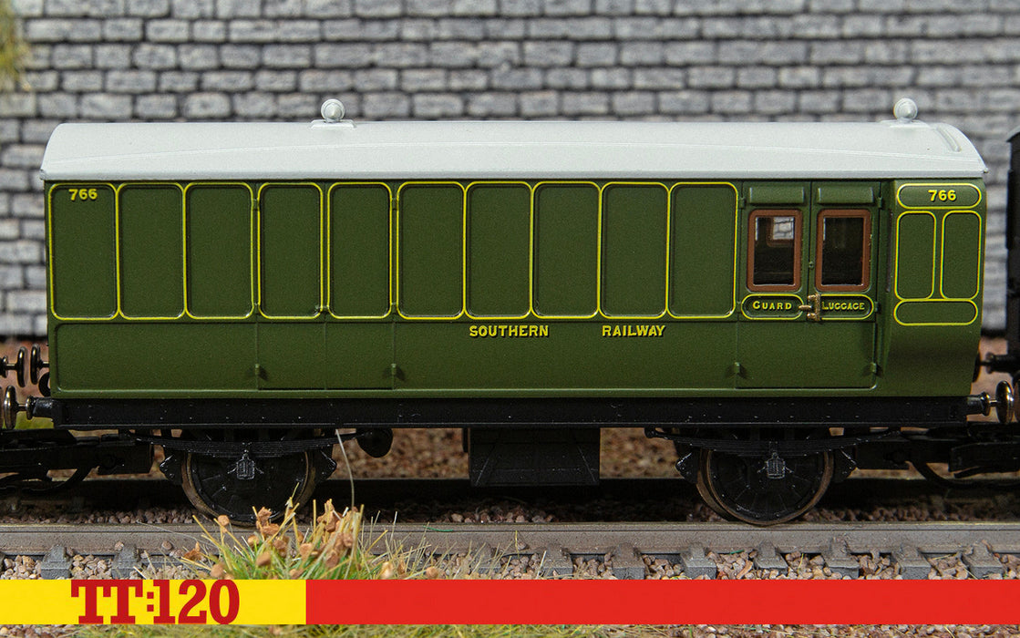 SR 4 Wheel Coach 3rd Class Brake Baggage