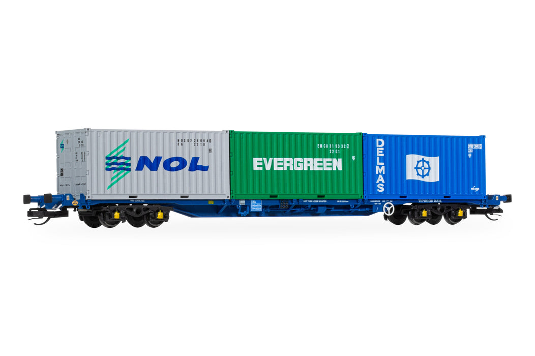 Touax KFA Container Wagon with 3x20 Containers