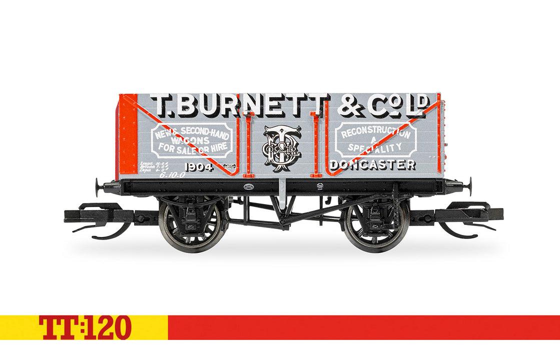 Hornby TT:120 T Burnett 7 plank wagon
