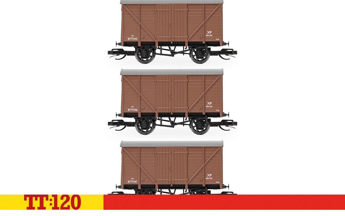 Hornby TT:120 BR Vent Van triple pack