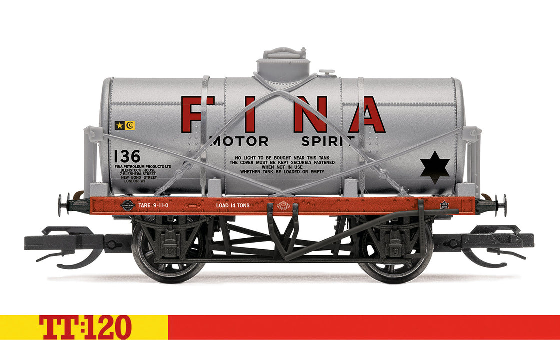 Hornby TT:120 Fina 12ton tank wagon 136