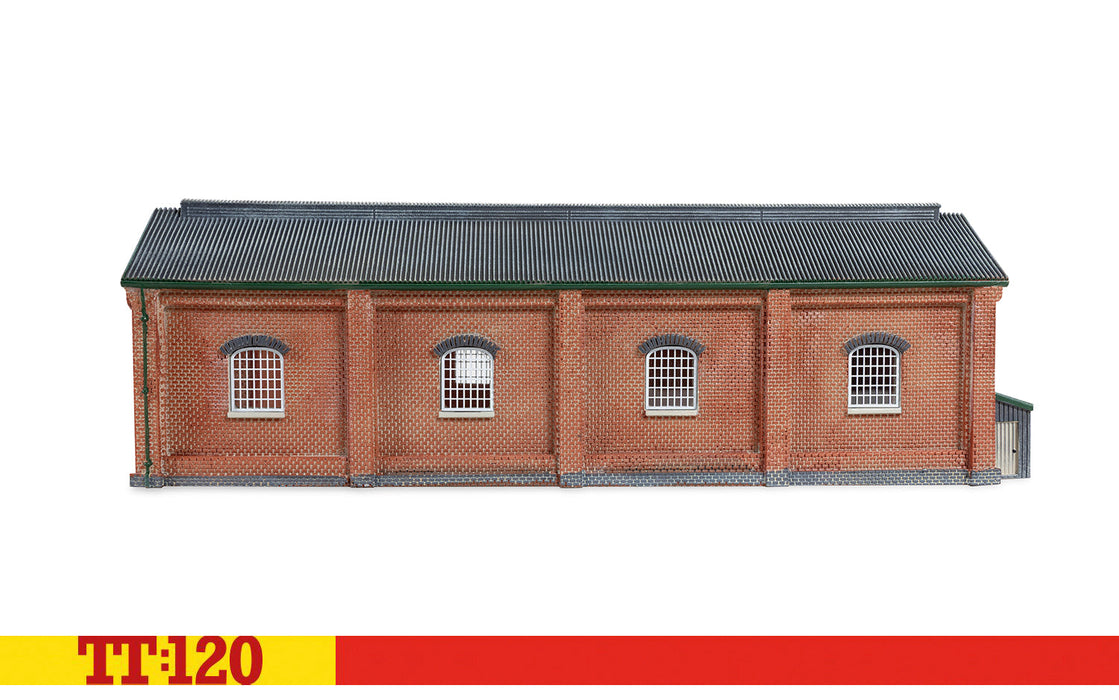 Hornby TT:120 Double Engine Shed - Red Brick Collection