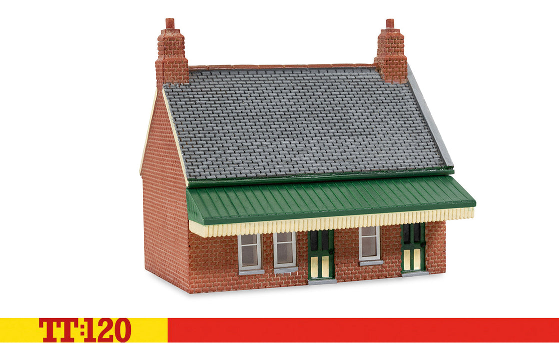 Hornby TT:120 Station Waiting Room - Red Brick Collection