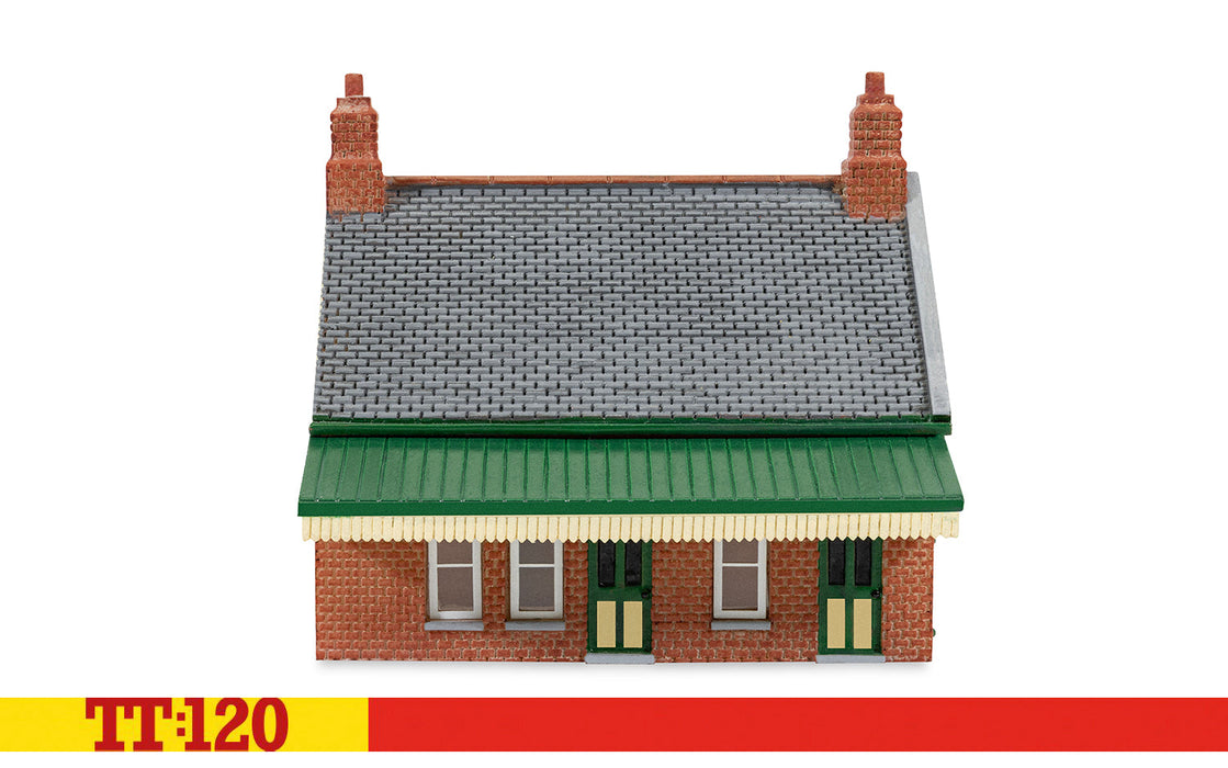 Hornby TT:120 Station Waiting Room - Red Brick Collection